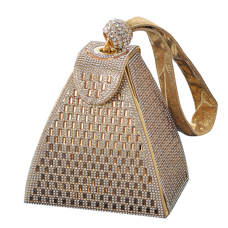 Triangle Portable Diamond Banquet Cheongsam Dress Evening Bags