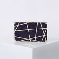 Dinner Hollow Banquet Simple Black Clutch Evening Bags