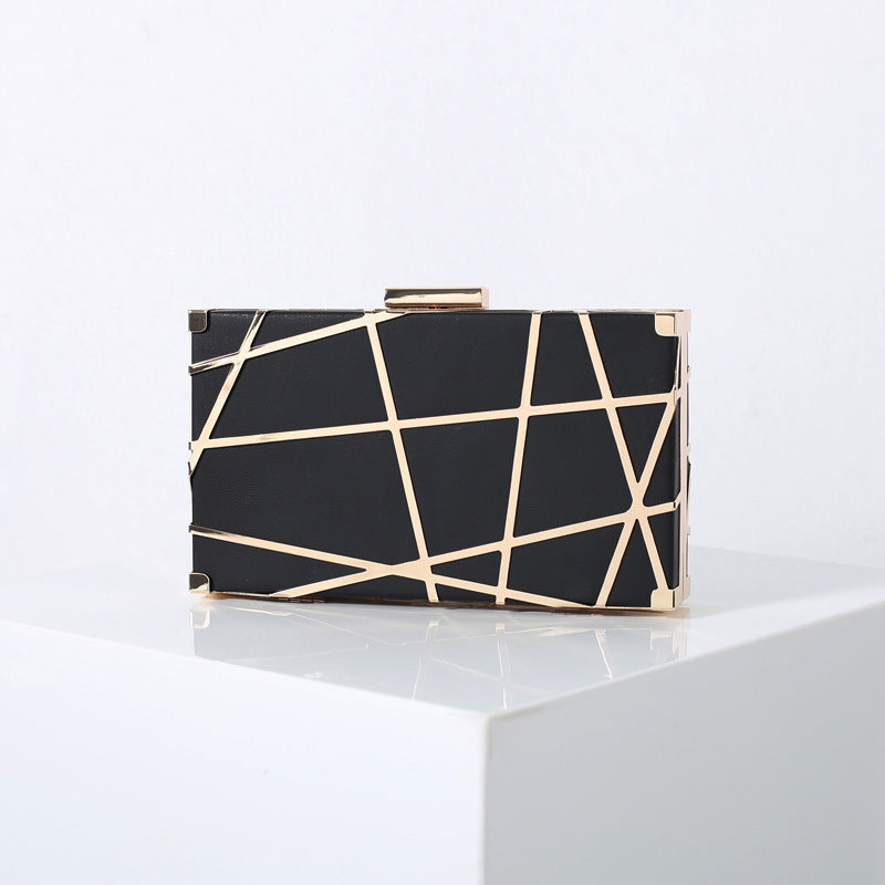Hollow Grid Banquet Dinner Party Dress Evening Bags