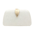 Popular Box Storage Metal Leaf Leather Evening Bags