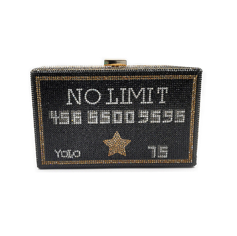 Clutch Trendy Unique Hot Drilling One Dinner Evening Bags