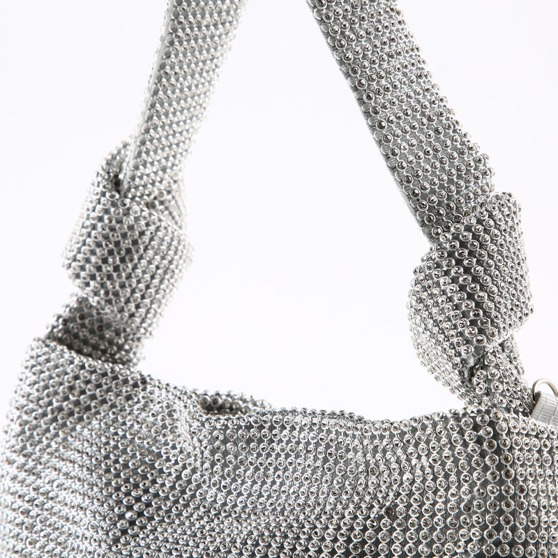 Dinner Hand Knotted Rhinestone King Full Evening Bags