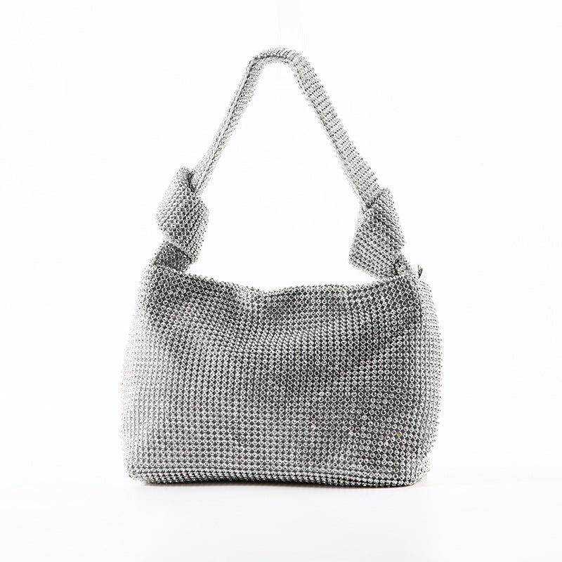 Dinner Hand Knotted Rhinestone King Full Evening Bags