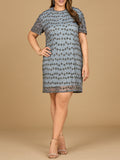 Fancy Beaded T-Shirt Dress | 28907