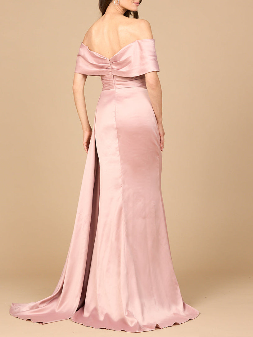 Off Shoulder Satin Dress | 28945