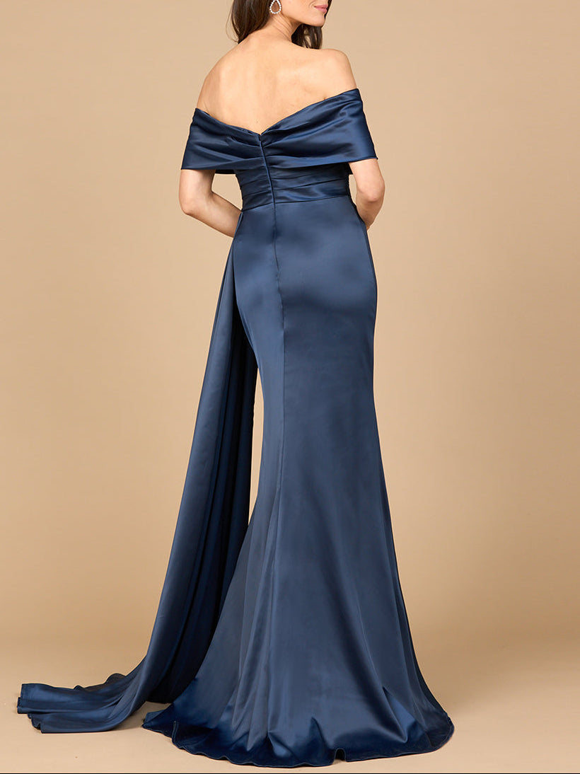 Off Shoulder Satin Dress | 28945