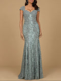 Fitted Lace Mermaid Gown