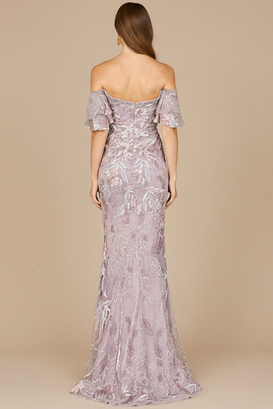 Off Shoulder Mermaid Lace Gown