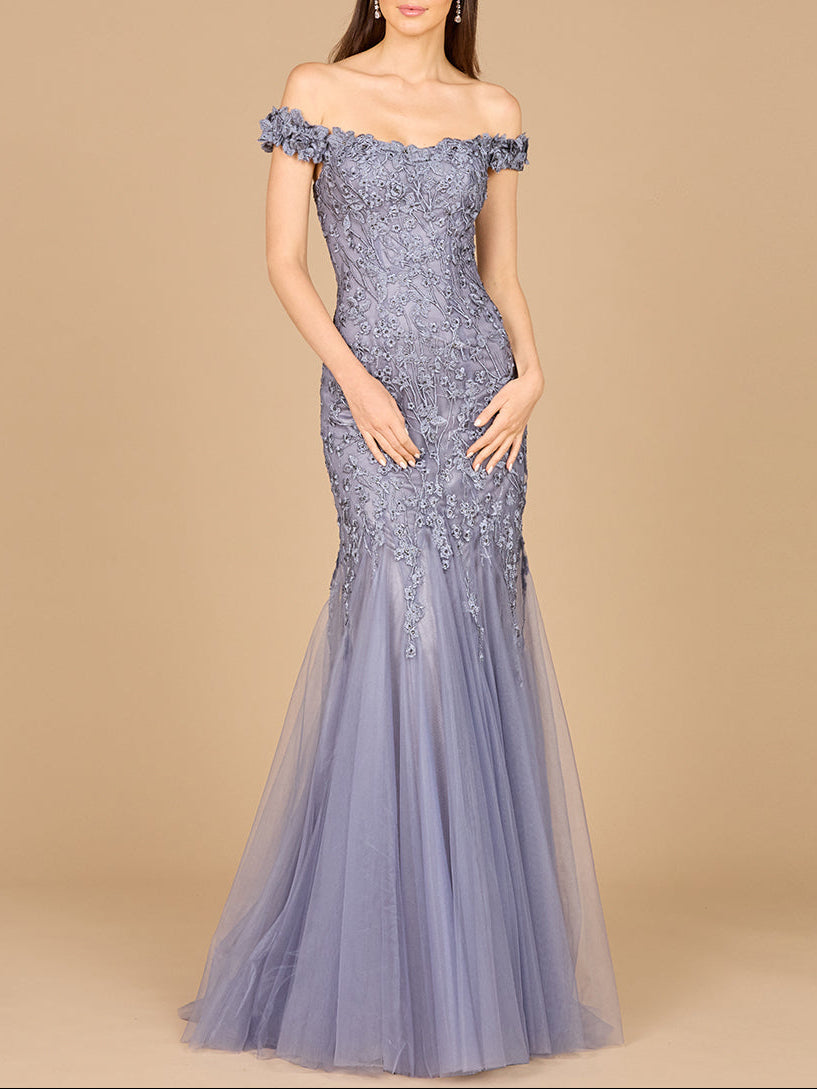 Off Shoulder Mermaid Gown | 29021