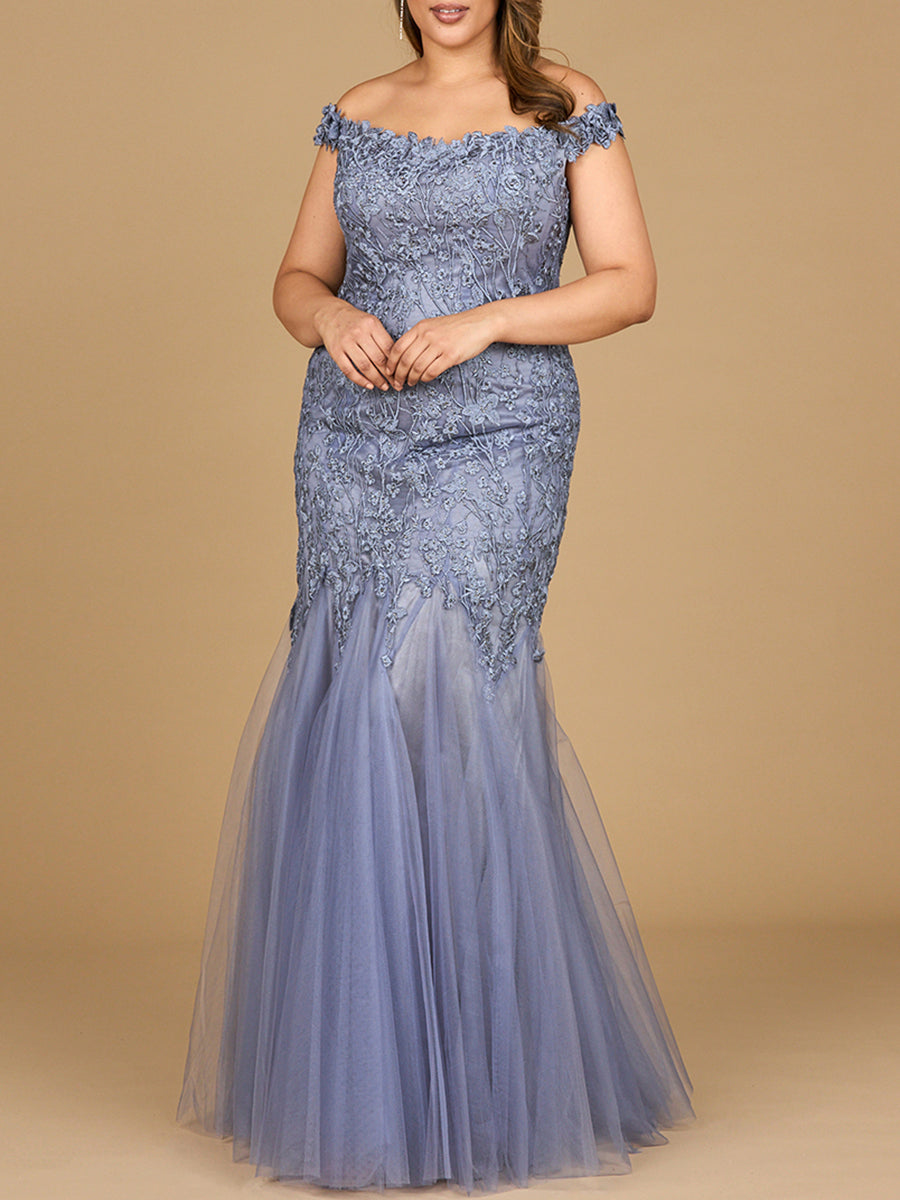 Off Shoulder Mermaid Gown | 29021