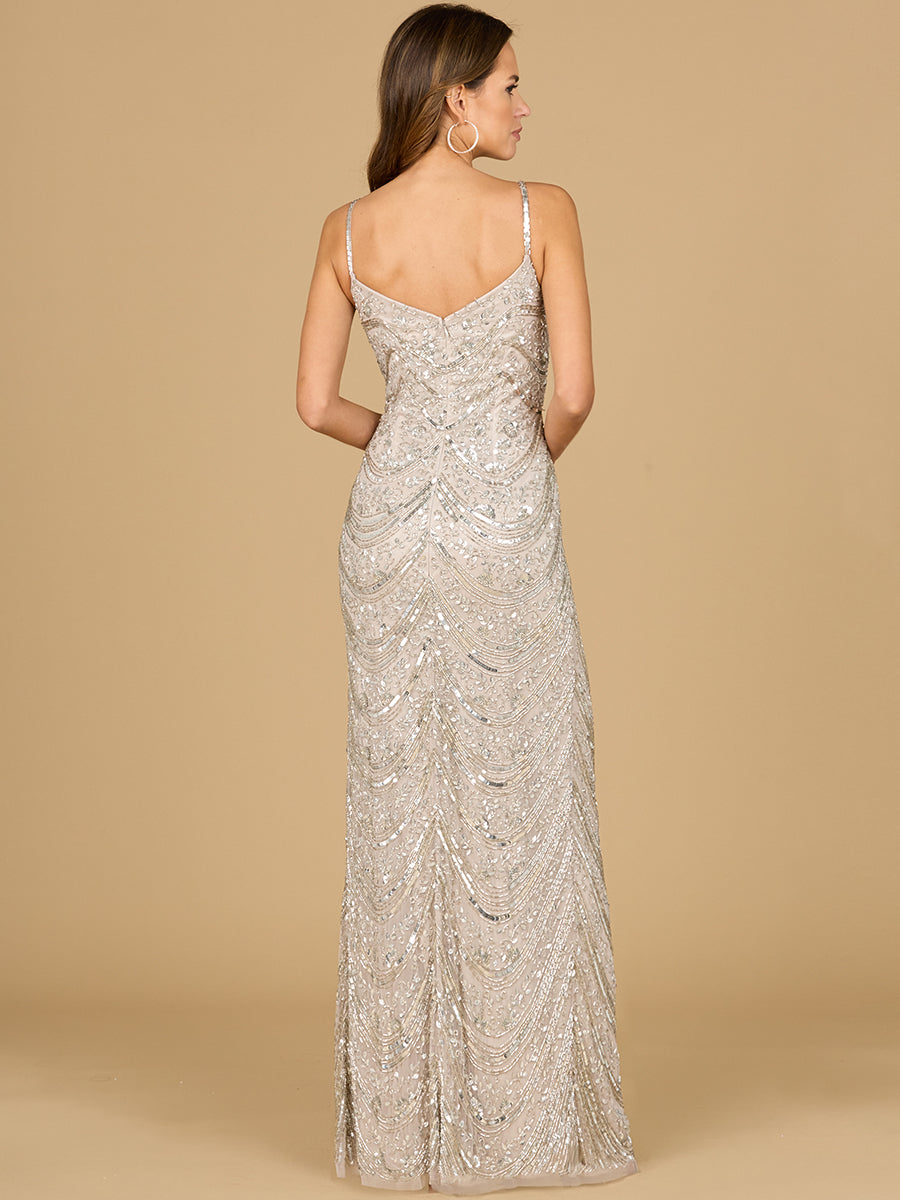 Scoop Neck Beaded Dress - OUTLET