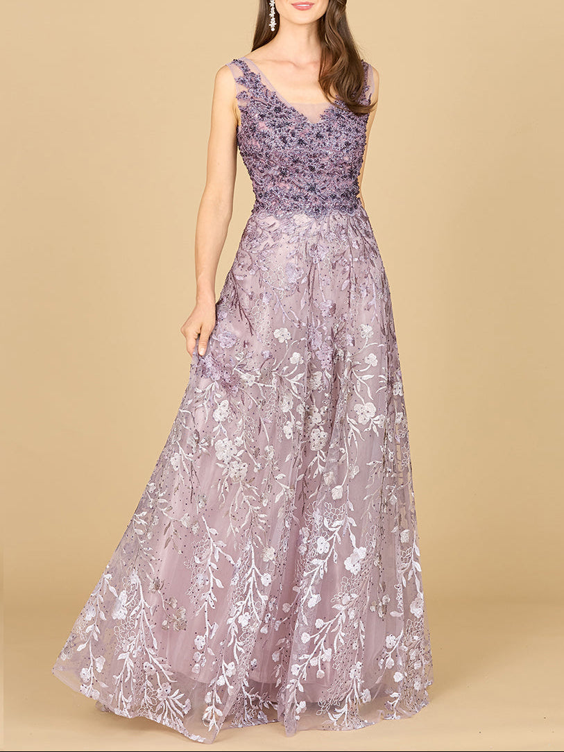 Ombre Lace Ballgown
