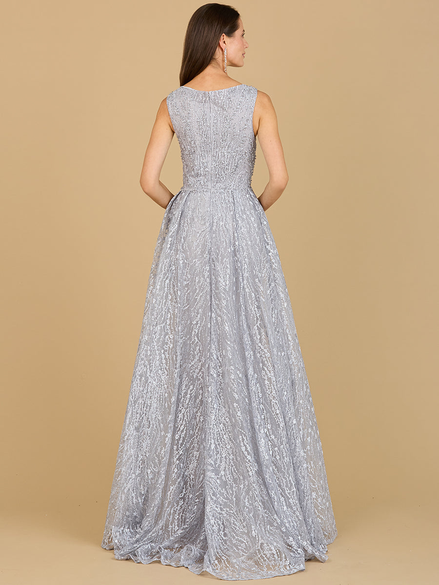 Lace Embroidered Overskirt Dress | 29197  - OUTLET