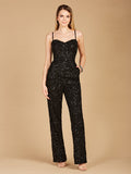 Beaded Spaghetti Strap Jumpsuit