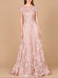 Beautiful Lace Applique A-line Ball Gown | Lara 29619