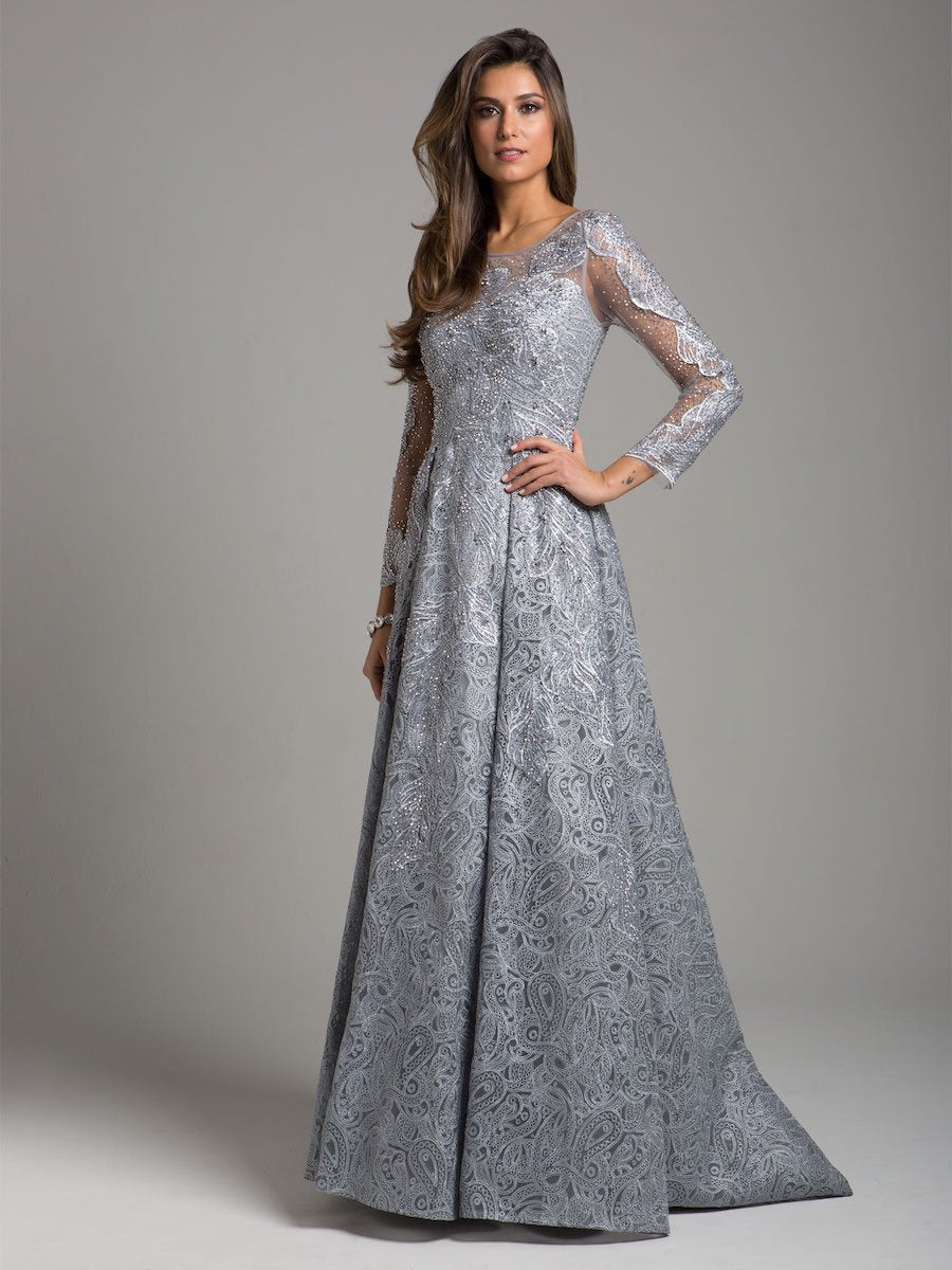 Lace High Neck Dress | 29923