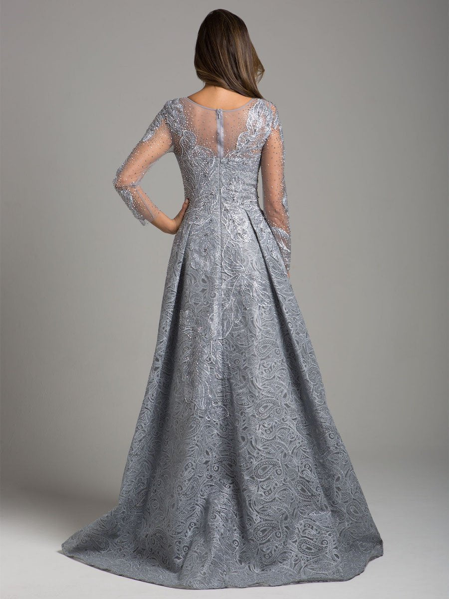 Lace High Neck Dress | 29923
