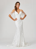 Lara 51037 - Lace Mermaid Bridal Gown - OUTLET