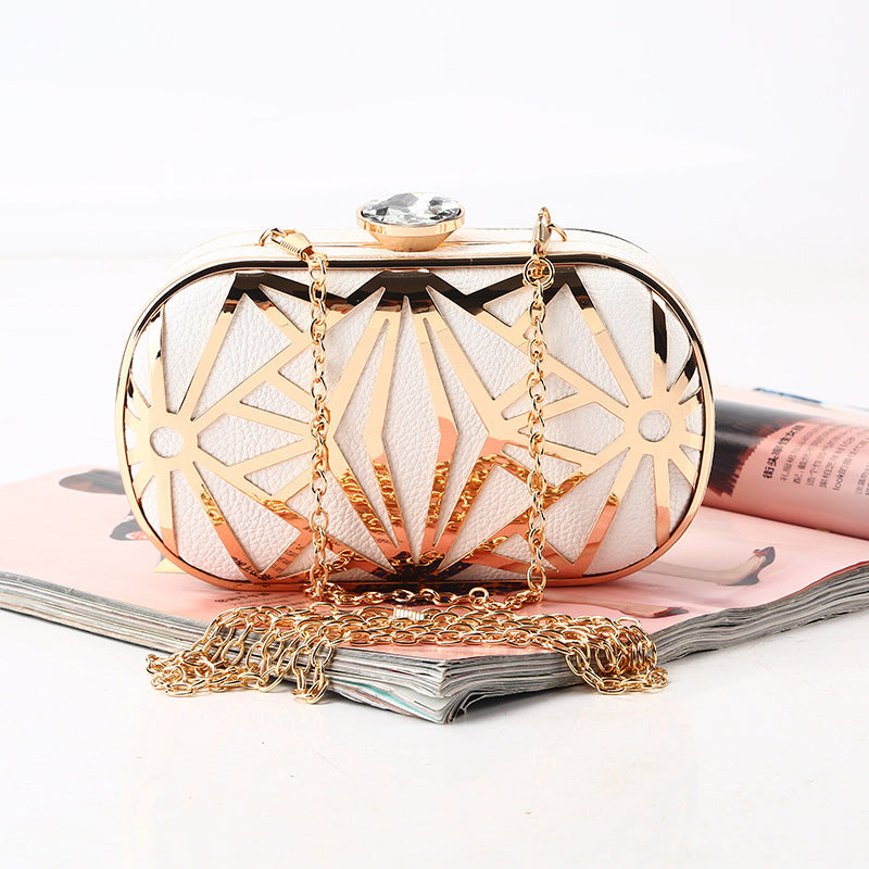 Stylish Dinner Rhinestone Clutch Change Banquet Evening Bags