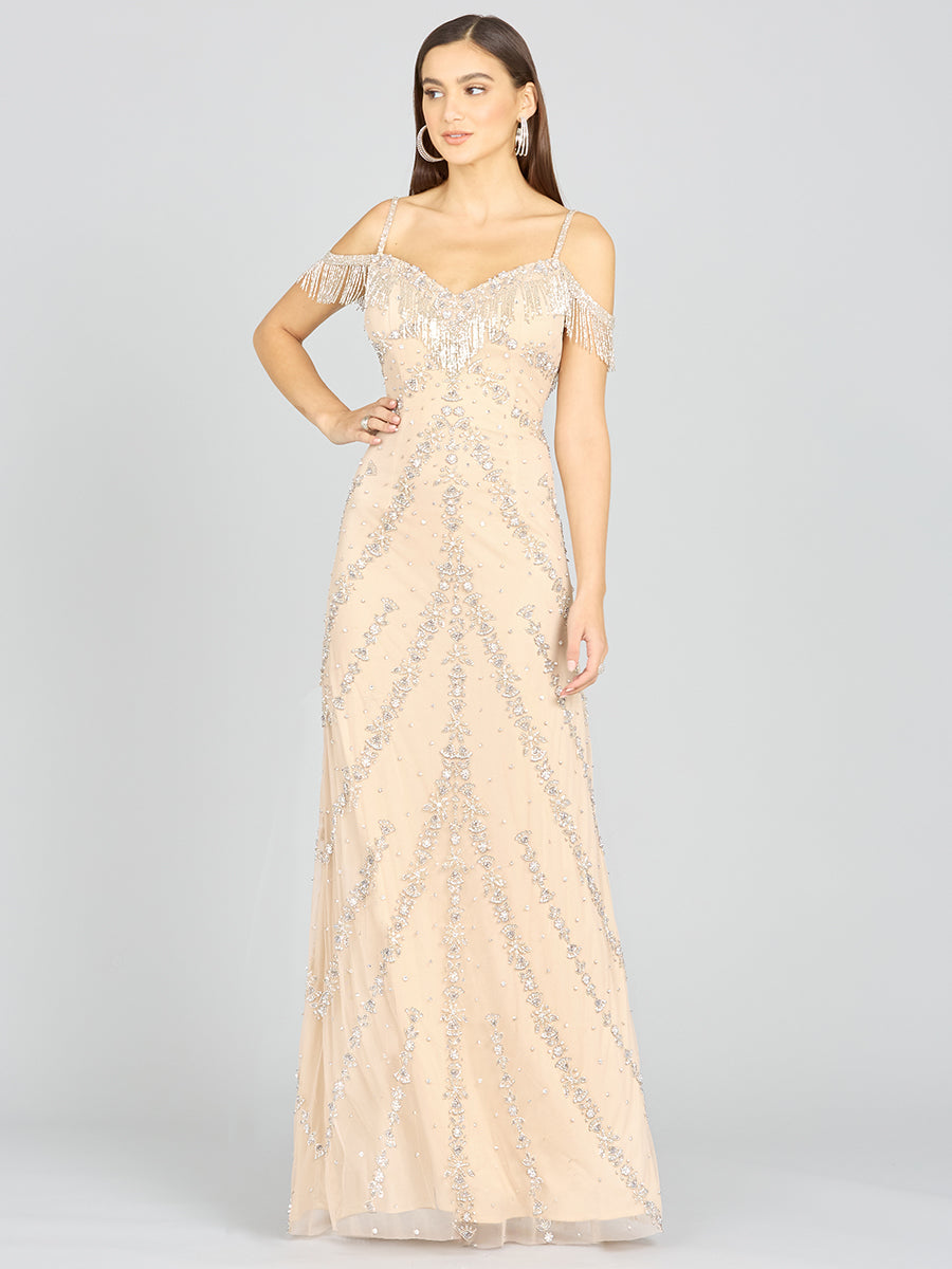 Candy Beaded Gown - 9980 | OUTLET