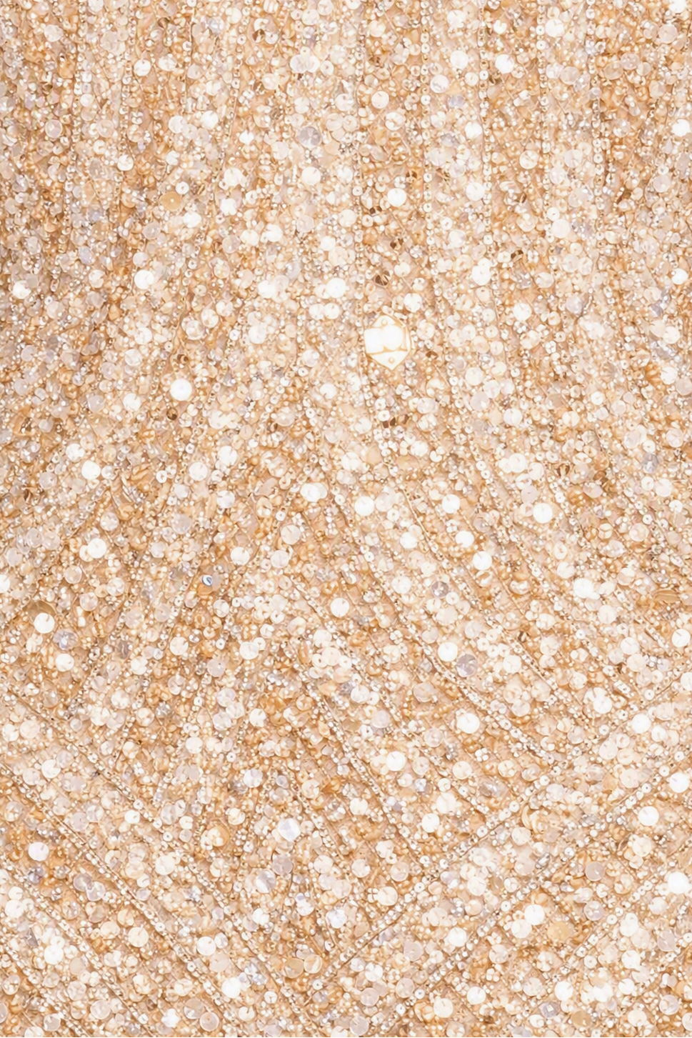 Lara 28859 - Spaghetti Strap Beaded Cocktail Dress