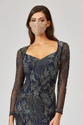 Lara Beaded Face Mask