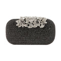 Quality Dinner Handmade Rhinestone Flower Leaf Evening Bags