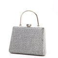 Shiny Simple Large Capacity Dinner Trapezoidal Evening Bags