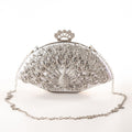 Flower Dinner Peacock Open Screen Rich Evening Bags