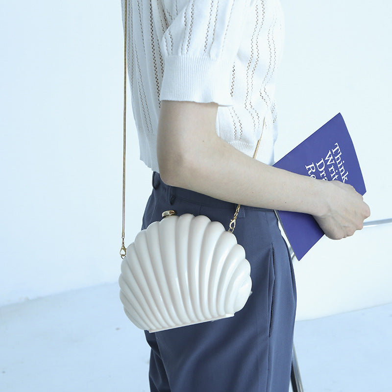 Women's Color Shell Fashion Clutch Party Hard Evening Bags
