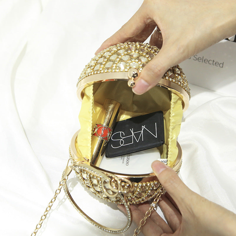 Diamond Tassel Shiny Rhinestone Portable Dinner Evening Bags