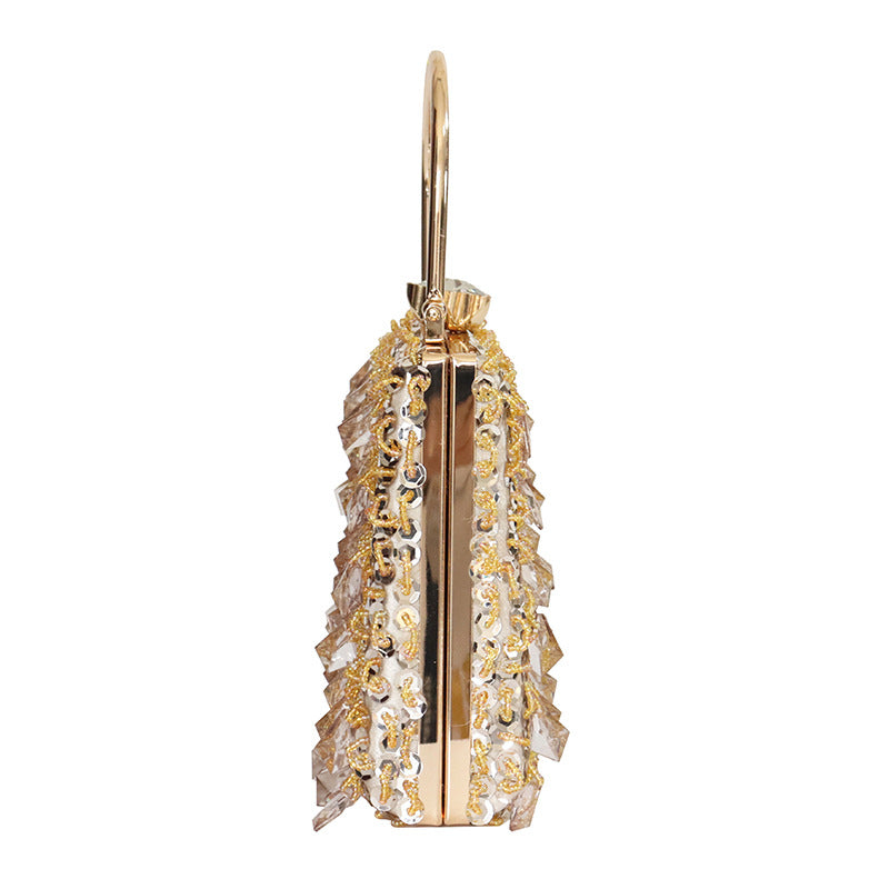 Women's Gem Pendant Dinner Pearl Embroidery Sequins Evening Bags