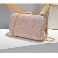 Women's Moon Fashion Satin Leather Chain Crown Evening Bags