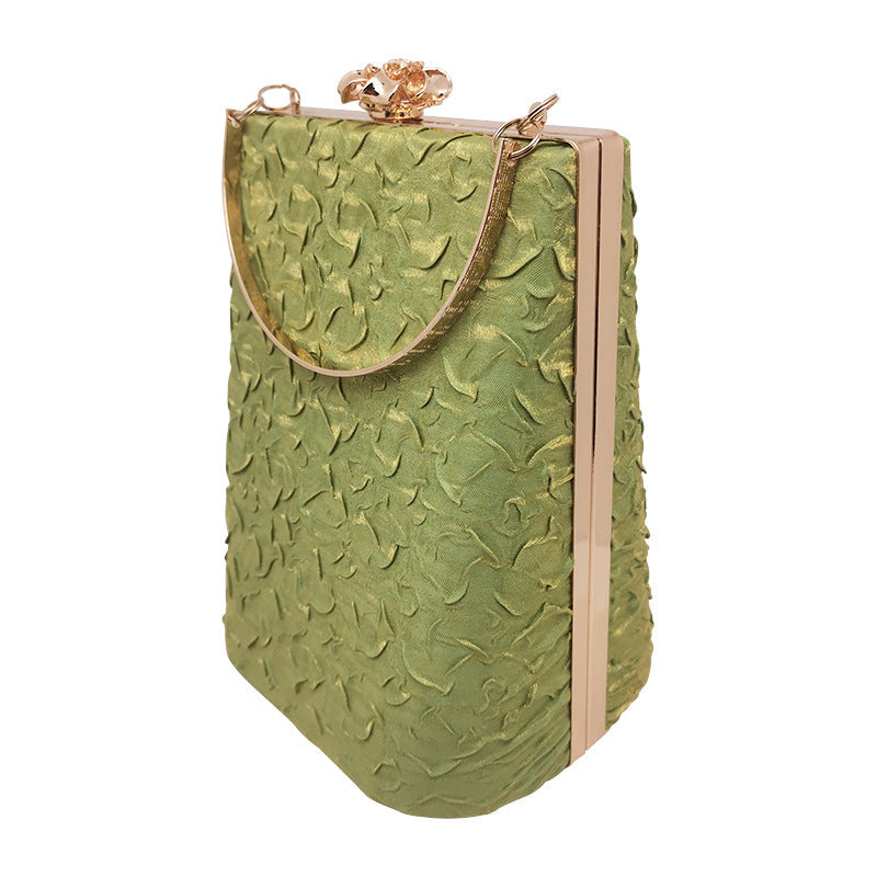 Women's Fashion Dinner Large Capacity Dress Garment Pleated Evening Bags