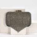 Rhinestone Shiny Tassel Dinner Clutch Banquet Evening Bags