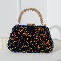 Women's Retro Fashion Dinner Sequined Banquet Portable Evening Bags