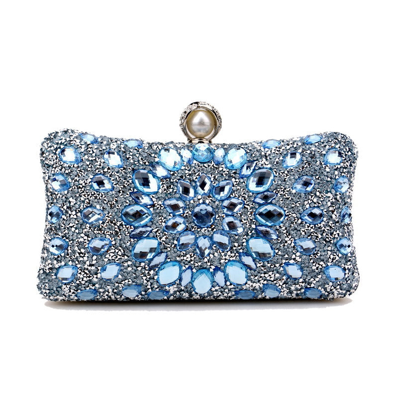 Women's Inlaid With Diamond Dinner High Sense Banquet Evening Bags