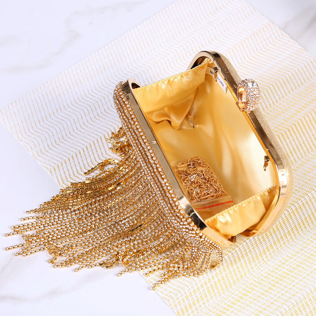 Rhinestone Dress Banquet Clutch Diamond Elegant Evening Bags
