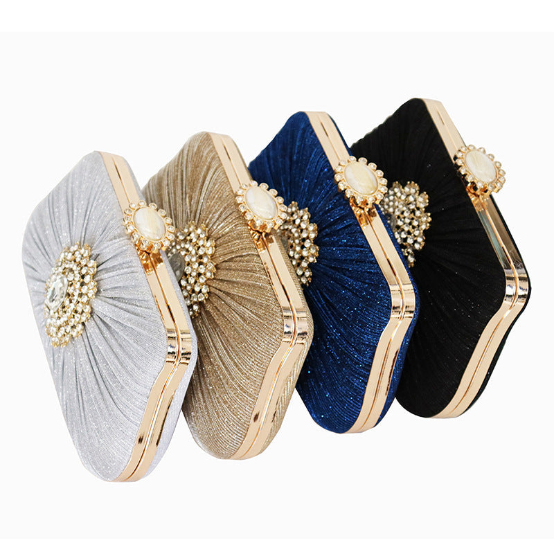 Women's Dinner Fashion Diamond Clutch Cheongsam Formal Evening Bags
