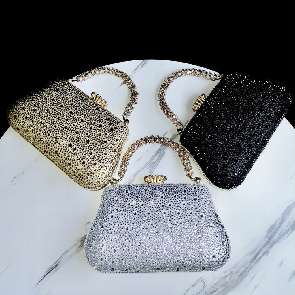 Women's Exquisite Dinner Diamond Clutch For Cheongsam Evening Bags