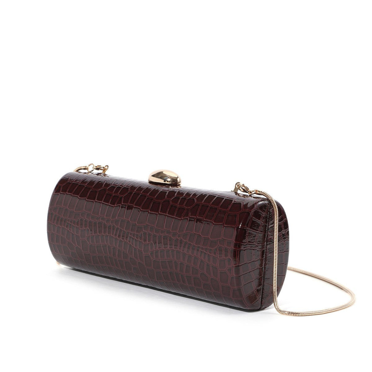Women's Retro Crocodile Pattern Leather Box Dinner Evening Bags