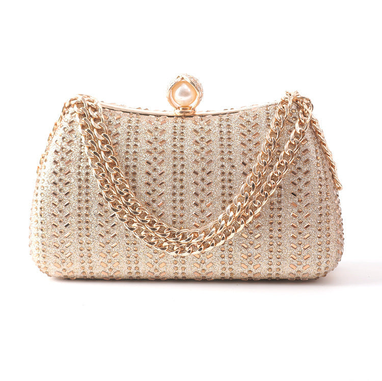 Women's Inlay Dinner Hand-held Banquet Source Evening Bags